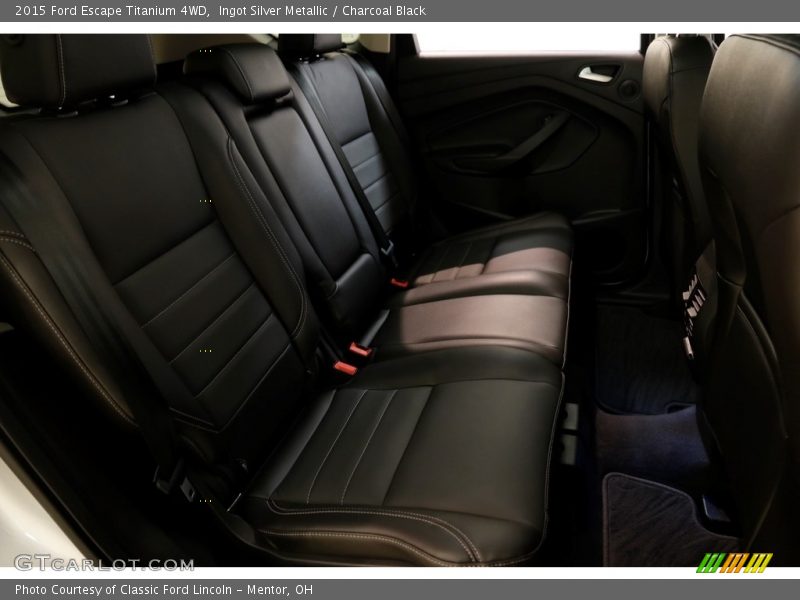 Ingot Silver Metallic / Charcoal Black 2015 Ford Escape Titanium 4WD