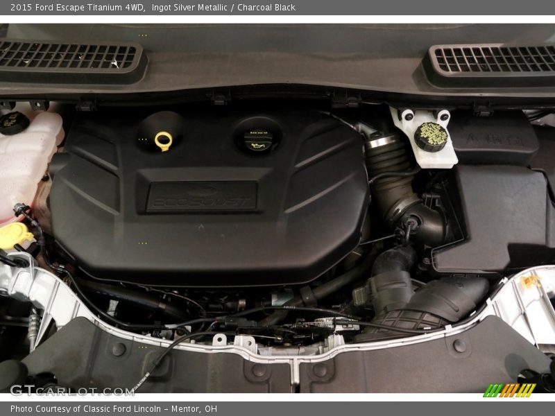 Ingot Silver Metallic / Charcoal Black 2015 Ford Escape Titanium 4WD