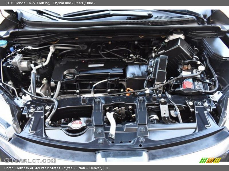 Crystal Black Pearl / Black 2016 Honda CR-V Touring