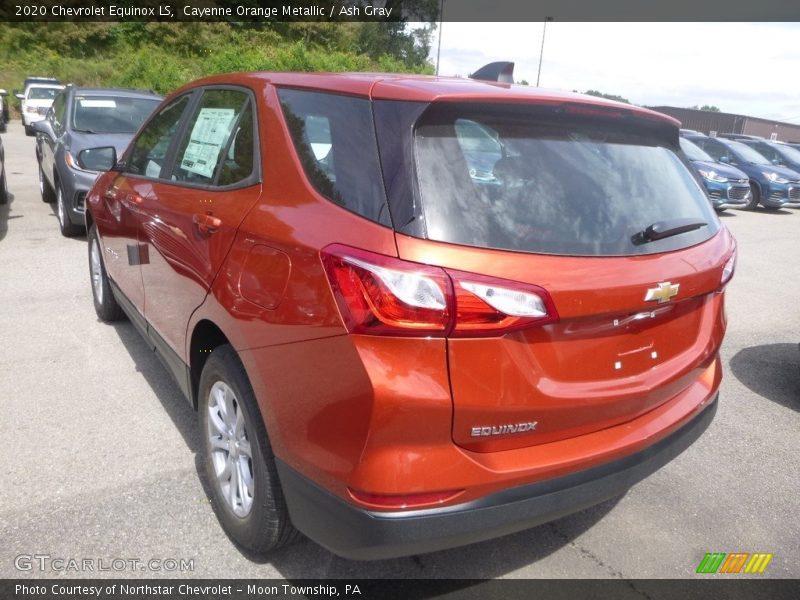 Cayenne Orange Metallic / Ash Gray 2020 Chevrolet Equinox LS