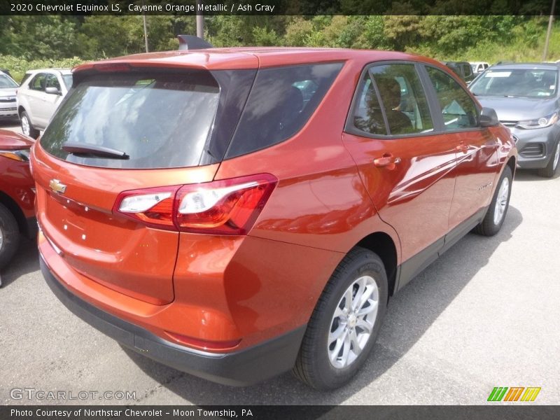 Cayenne Orange Metallic / Ash Gray 2020 Chevrolet Equinox LS