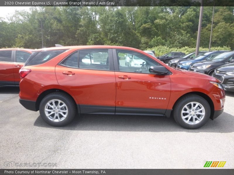 Cayenne Orange Metallic / Ash Gray 2020 Chevrolet Equinox LS