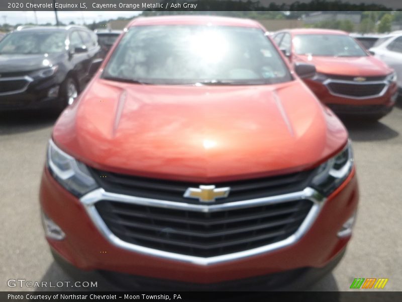 Cayenne Orange Metallic / Ash Gray 2020 Chevrolet Equinox LS