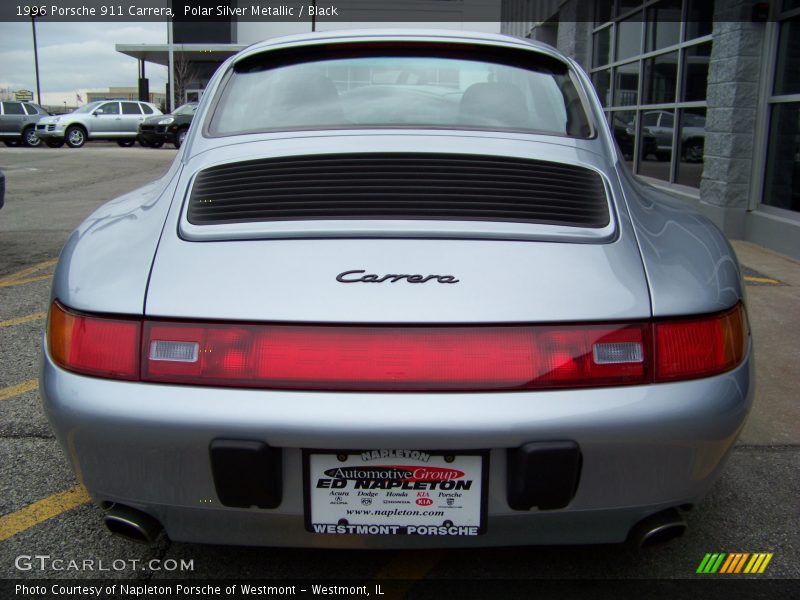 Polar Silver Metallic / Black 1996 Porsche 911 Carrera