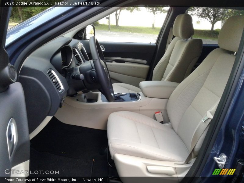 Front Seat of 2020 Durango SXT