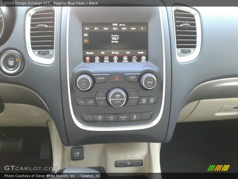 Controls of 2020 Durango SXT