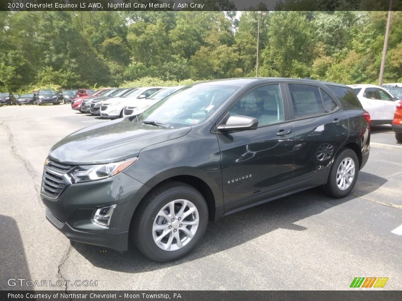 Nightfall Gray Metallic / Ash Gray 2020 Chevrolet Equinox LS AWD