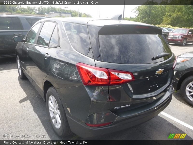 Nightfall Gray Metallic / Ash Gray 2020 Chevrolet Equinox LS AWD