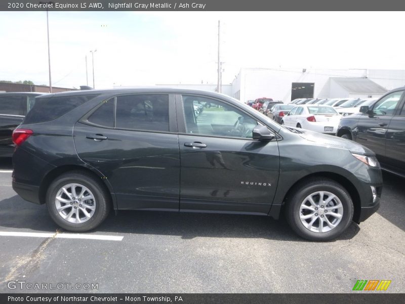 Nightfall Gray Metallic / Ash Gray 2020 Chevrolet Equinox LS AWD