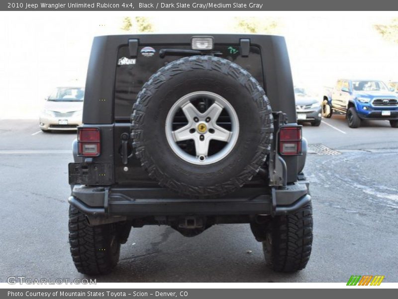 Black / Dark Slate Gray/Medium Slate Gray 2010 Jeep Wrangler Unlimited Rubicon 4x4