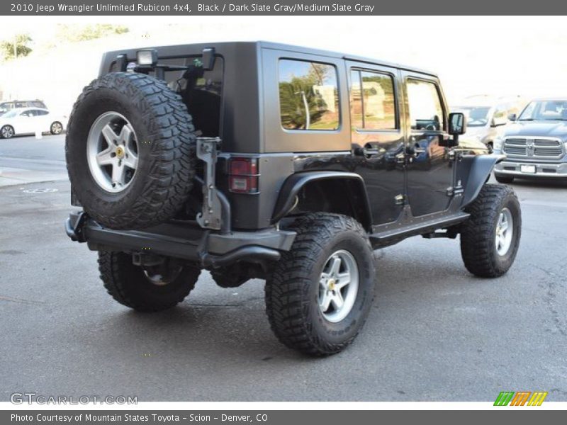 Black / Dark Slate Gray/Medium Slate Gray 2010 Jeep Wrangler Unlimited Rubicon 4x4