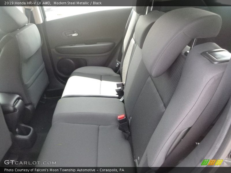 Modern Steel Metallic / Black 2019 Honda HR-V LX AWD