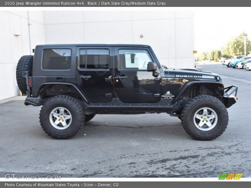 Black / Dark Slate Gray/Medium Slate Gray 2010 Jeep Wrangler Unlimited Rubicon 4x4