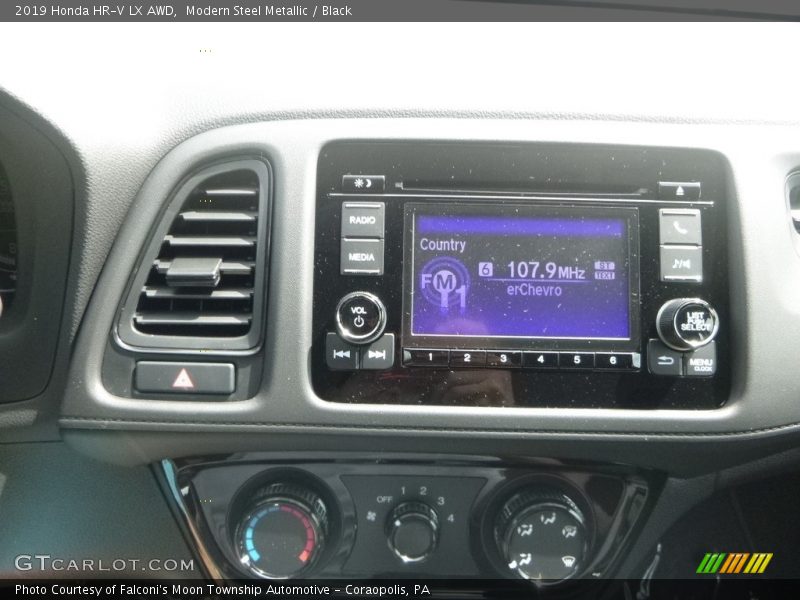 Modern Steel Metallic / Black 2019 Honda HR-V LX AWD