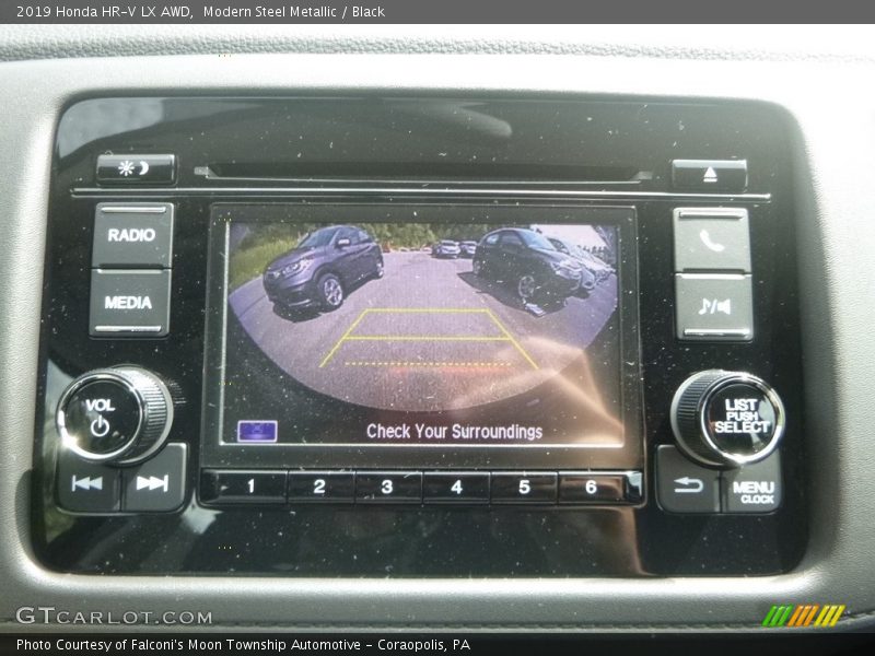 Modern Steel Metallic / Black 2019 Honda HR-V LX AWD