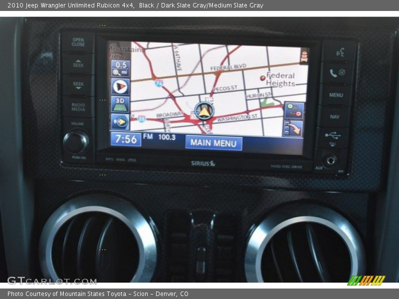 Black / Dark Slate Gray/Medium Slate Gray 2010 Jeep Wrangler Unlimited Rubicon 4x4