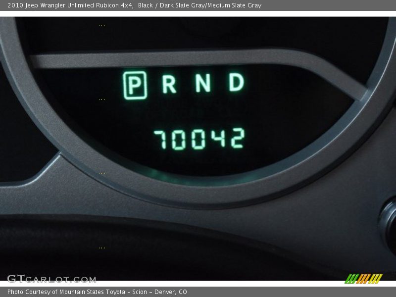 Black / Dark Slate Gray/Medium Slate Gray 2010 Jeep Wrangler Unlimited Rubicon 4x4