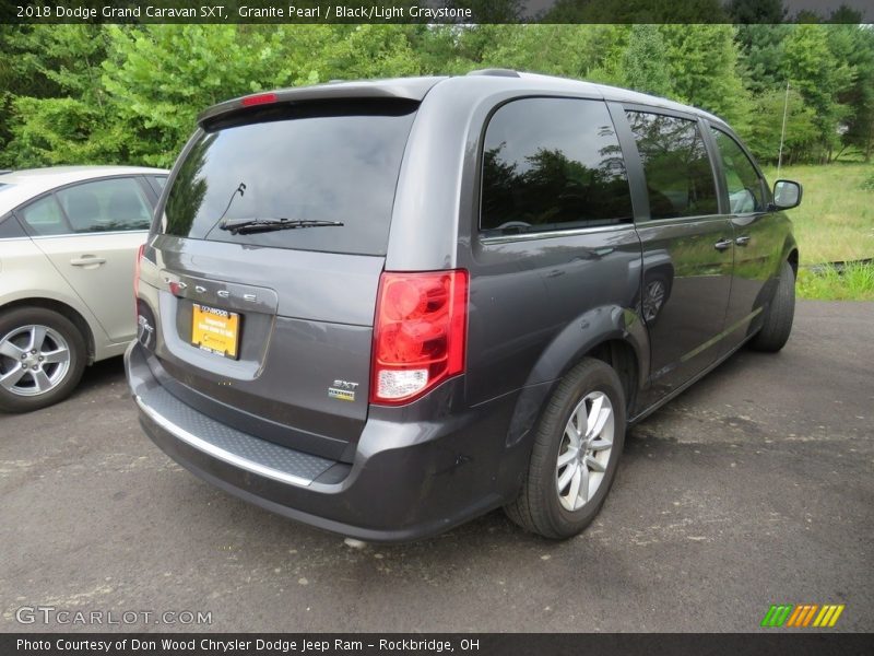 Granite Pearl / Black/Light Graystone 2018 Dodge Grand Caravan SXT