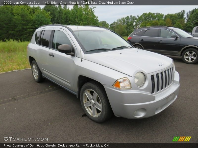 Bright Silver Metallic / Dark Slate Gray/Medium Slate Gray 2009 Jeep Compass Sport 4x4