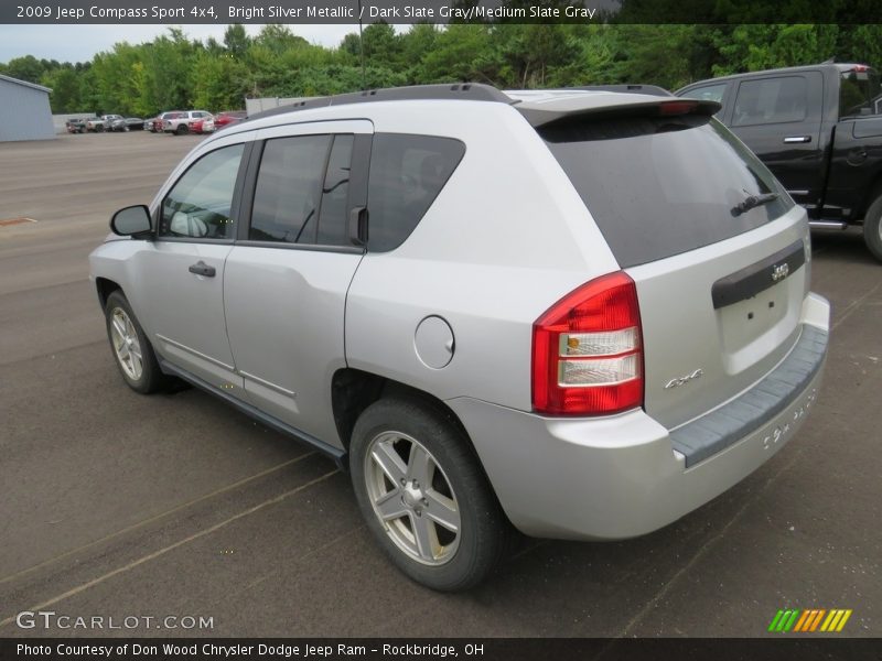 Bright Silver Metallic / Dark Slate Gray/Medium Slate Gray 2009 Jeep Compass Sport 4x4