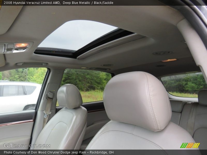Deep Blue Metallic / Black/Saddle 2008 Hyundai Veracruz Limited AWD