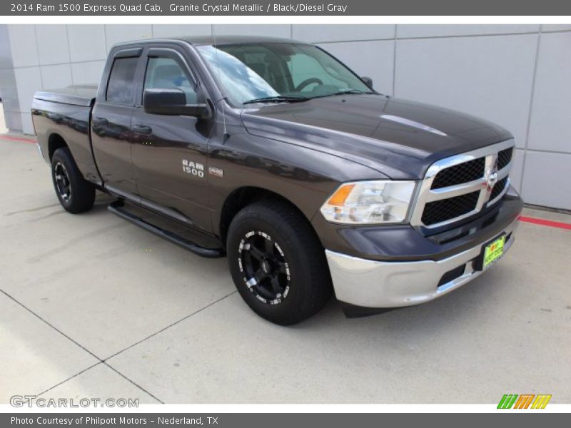 Granite Crystal Metallic / Black/Diesel Gray 2014 Ram 1500 Express Quad Cab