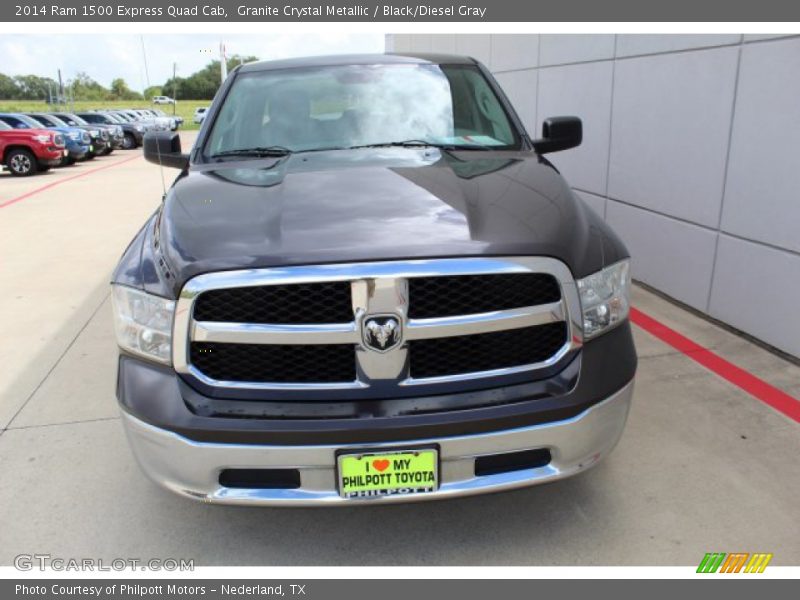 Granite Crystal Metallic / Black/Diesel Gray 2014 Ram 1500 Express Quad Cab