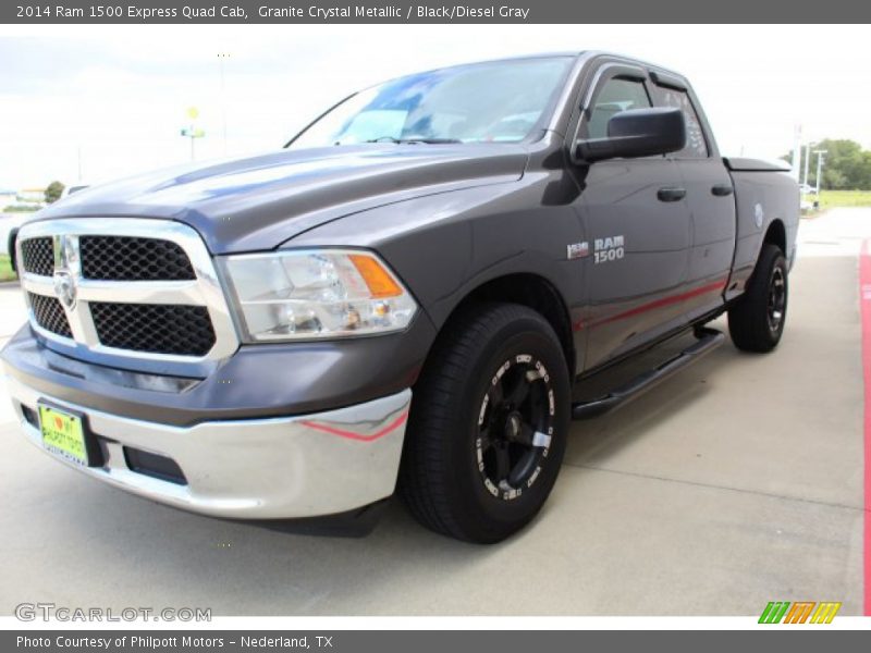 Granite Crystal Metallic / Black/Diesel Gray 2014 Ram 1500 Express Quad Cab