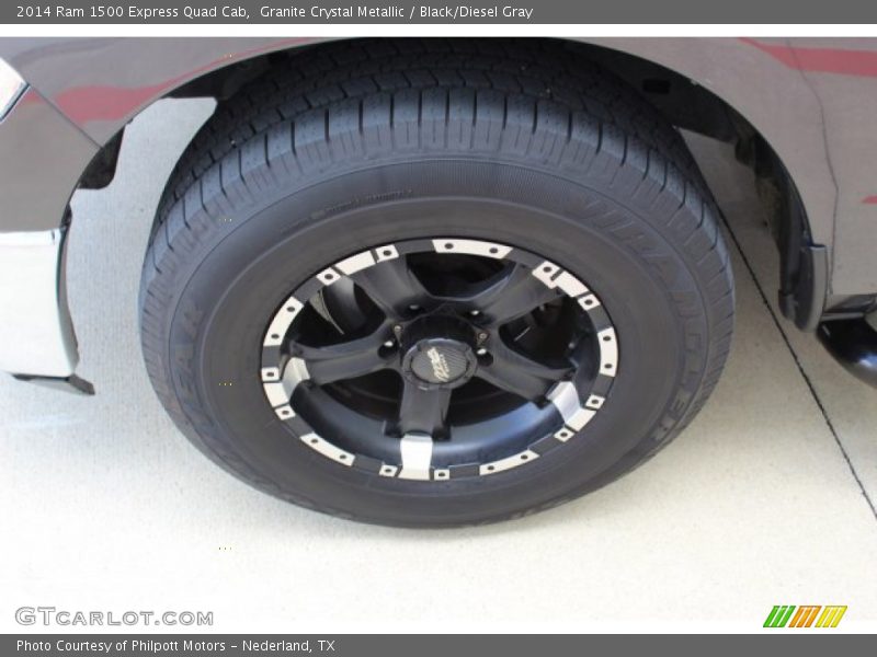 Granite Crystal Metallic / Black/Diesel Gray 2014 Ram 1500 Express Quad Cab