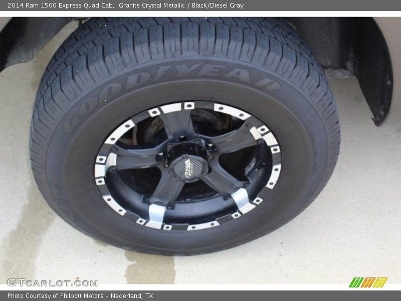 Granite Crystal Metallic / Black/Diesel Gray 2014 Ram 1500 Express Quad Cab