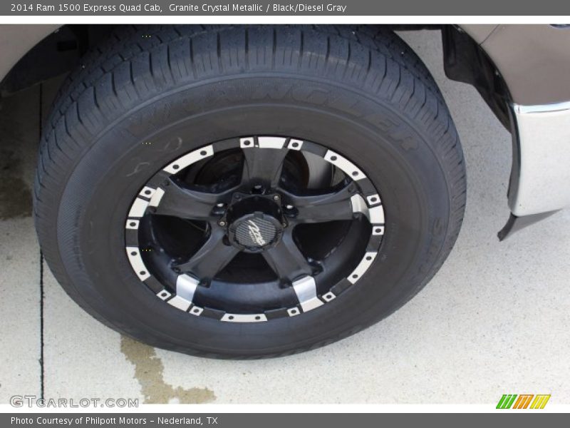 Granite Crystal Metallic / Black/Diesel Gray 2014 Ram 1500 Express Quad Cab