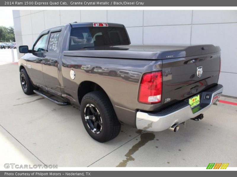 Granite Crystal Metallic / Black/Diesel Gray 2014 Ram 1500 Express Quad Cab