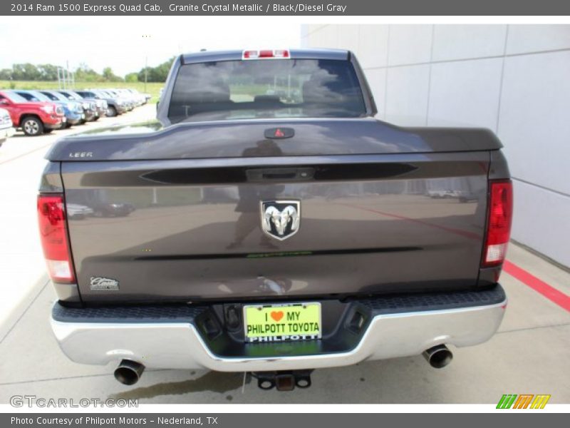 Granite Crystal Metallic / Black/Diesel Gray 2014 Ram 1500 Express Quad Cab