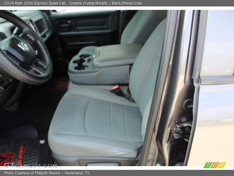 Granite Crystal Metallic / Black/Diesel Gray 2014 Ram 1500 Express Quad Cab