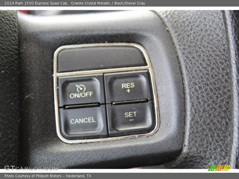 Granite Crystal Metallic / Black/Diesel Gray 2014 Ram 1500 Express Quad Cab
