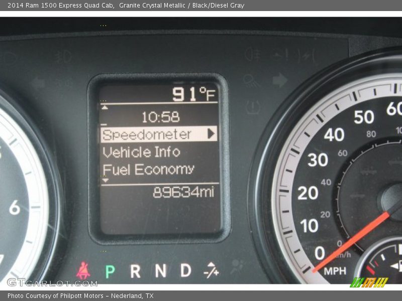 Granite Crystal Metallic / Black/Diesel Gray 2014 Ram 1500 Express Quad Cab