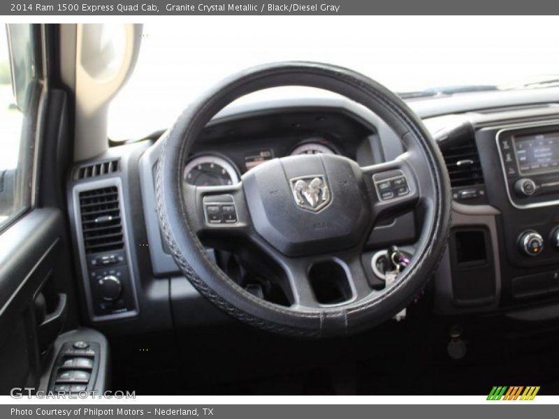 Granite Crystal Metallic / Black/Diesel Gray 2014 Ram 1500 Express Quad Cab