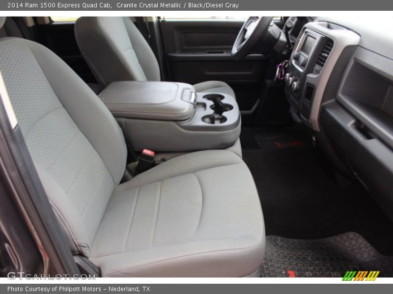 Granite Crystal Metallic / Black/Diesel Gray 2014 Ram 1500 Express Quad Cab