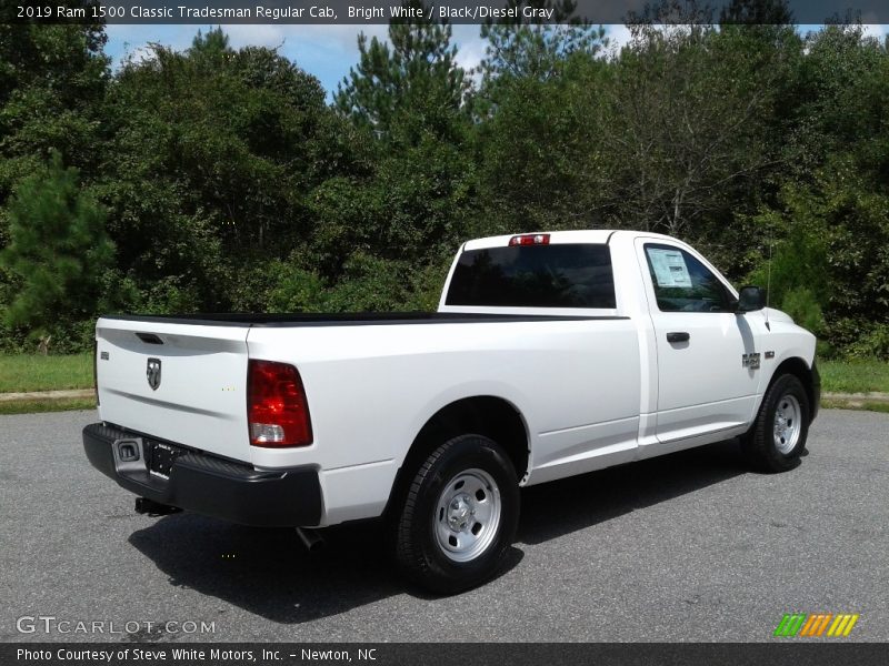 Bright White / Black/Diesel Gray 2019 Ram 1500 Classic Tradesman Regular Cab