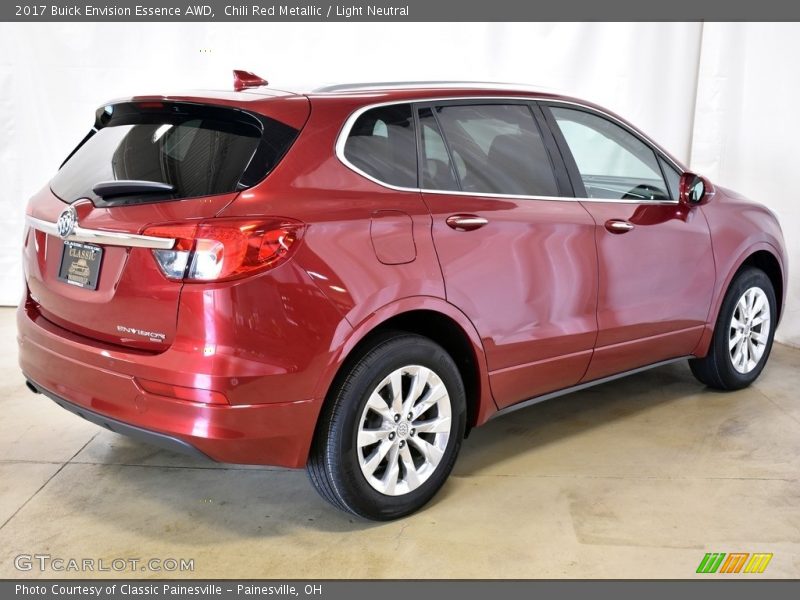 Chili Red Metallic / Light Neutral 2017 Buick Envision Essence AWD