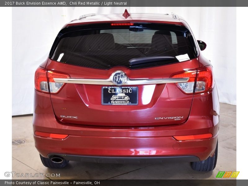 Chili Red Metallic / Light Neutral 2017 Buick Envision Essence AWD