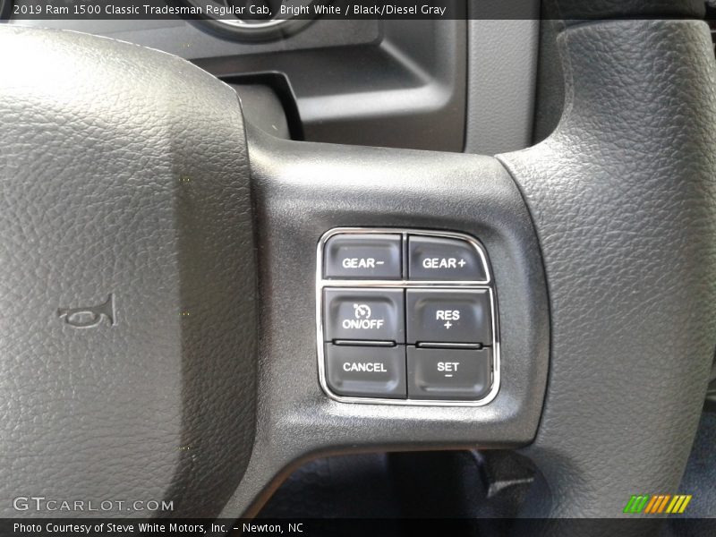 Bright White / Black/Diesel Gray 2019 Ram 1500 Classic Tradesman Regular Cab
