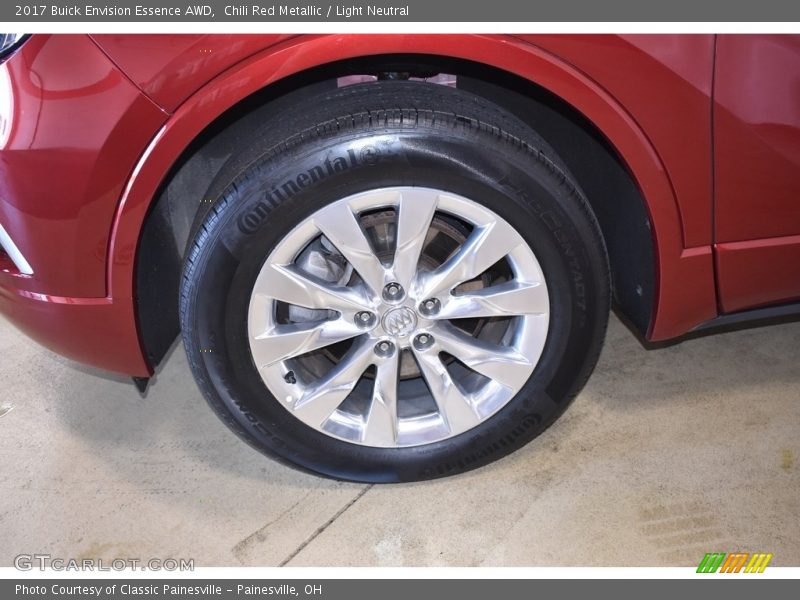 Chili Red Metallic / Light Neutral 2017 Buick Envision Essence AWD
