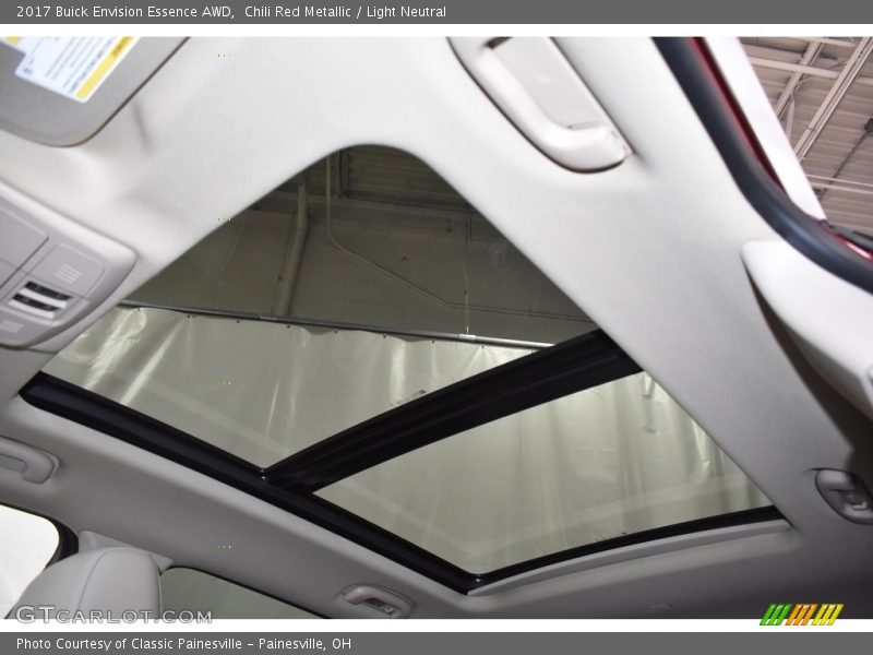 Chili Red Metallic / Light Neutral 2017 Buick Envision Essence AWD
