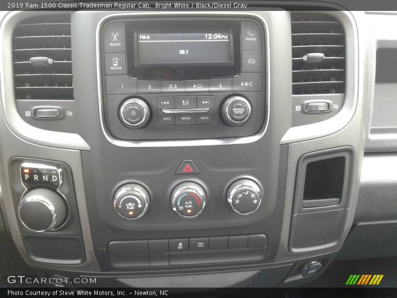 Bright White / Black/Diesel Gray 2019 Ram 1500 Classic Tradesman Regular Cab