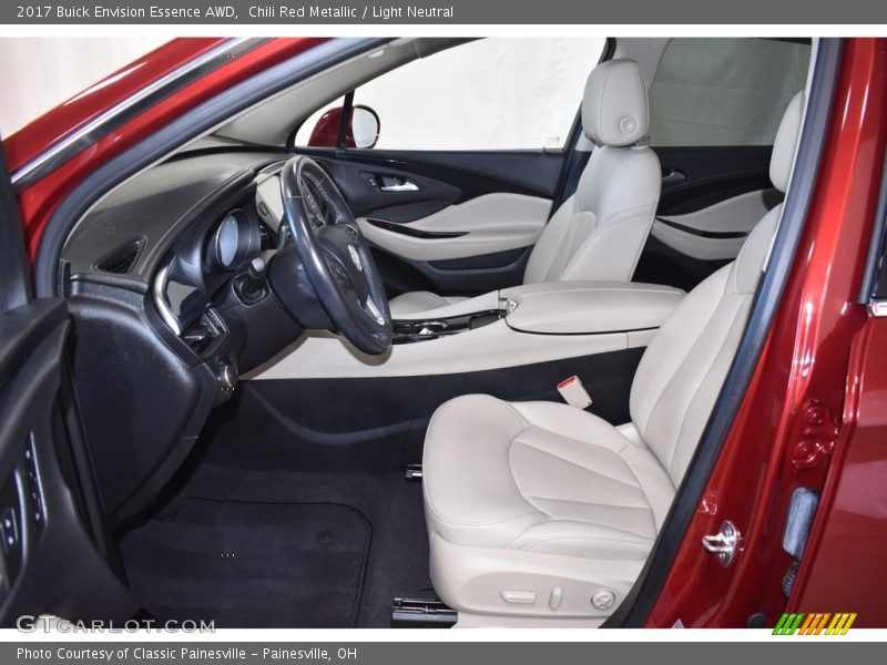 Chili Red Metallic / Light Neutral 2017 Buick Envision Essence AWD