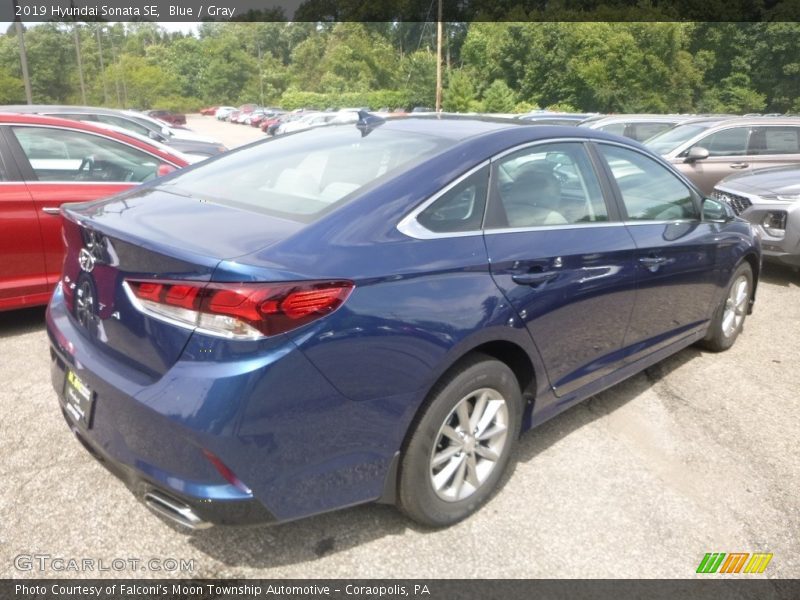 Blue / Gray 2019 Hyundai Sonata SE