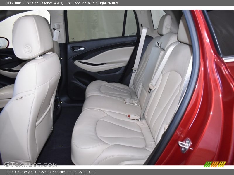 Chili Red Metallic / Light Neutral 2017 Buick Envision Essence AWD