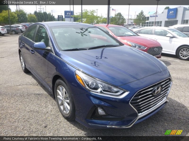 Blue / Gray 2019 Hyundai Sonata SE