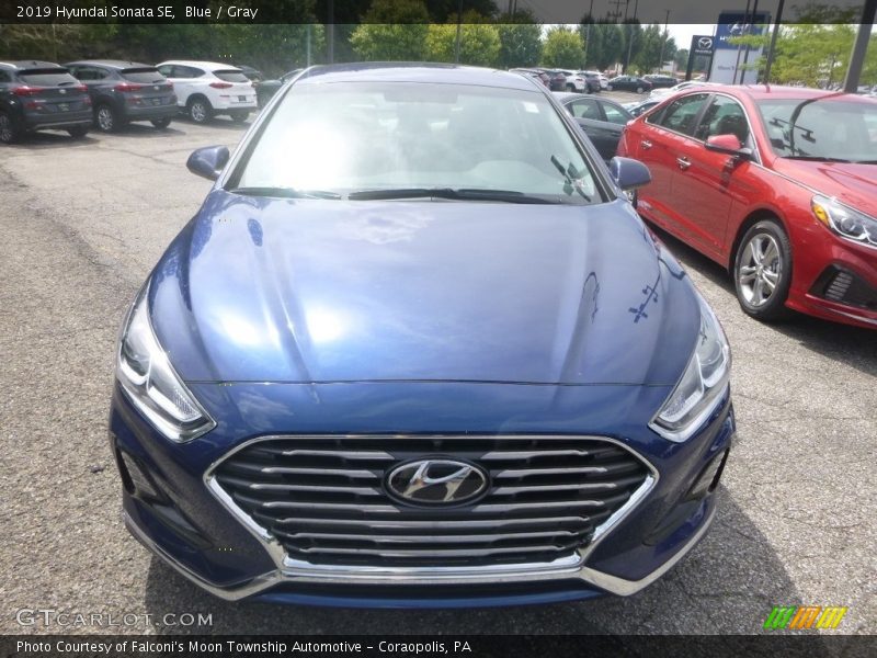 Blue / Gray 2019 Hyundai Sonata SE